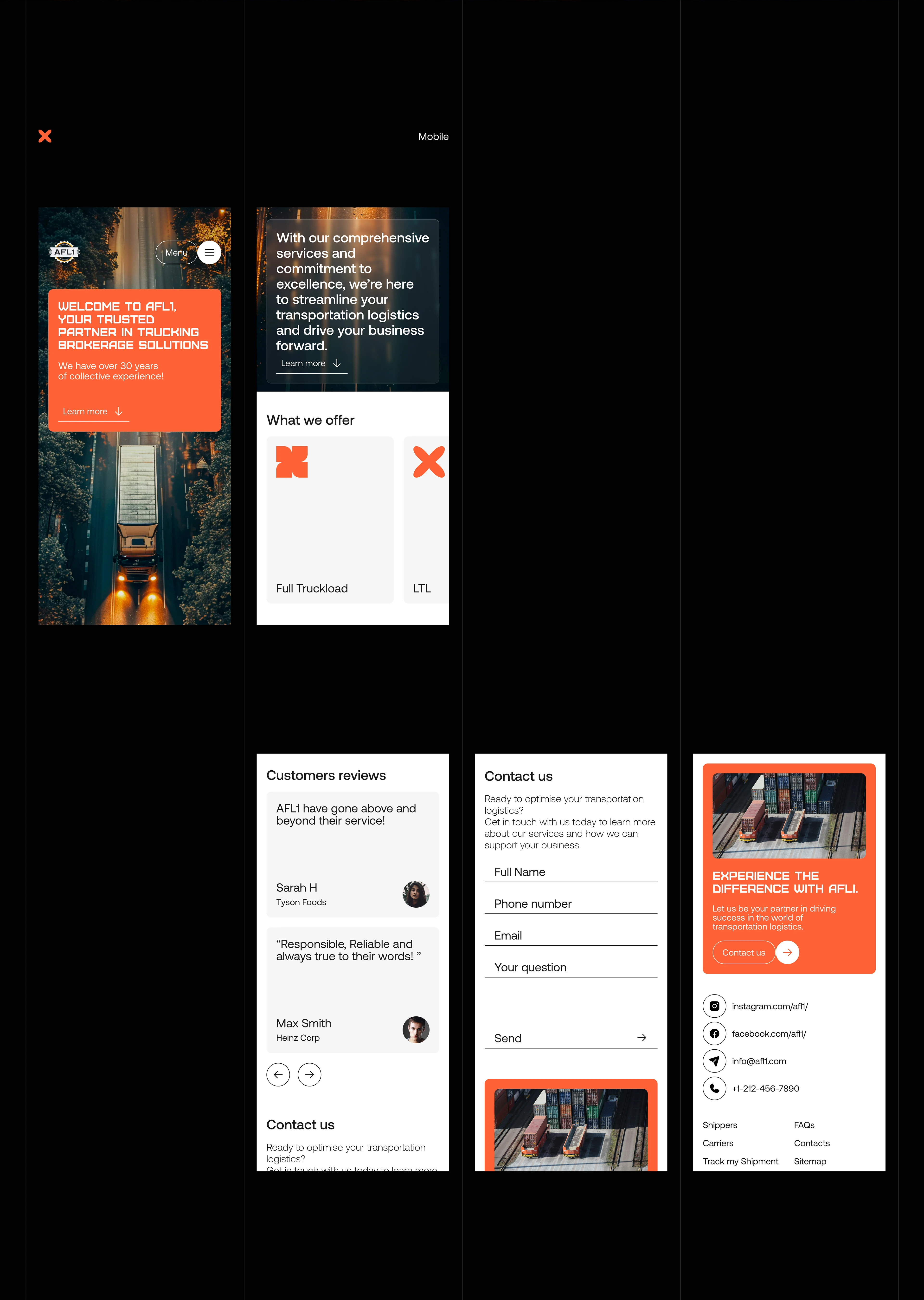afl ux-ui design