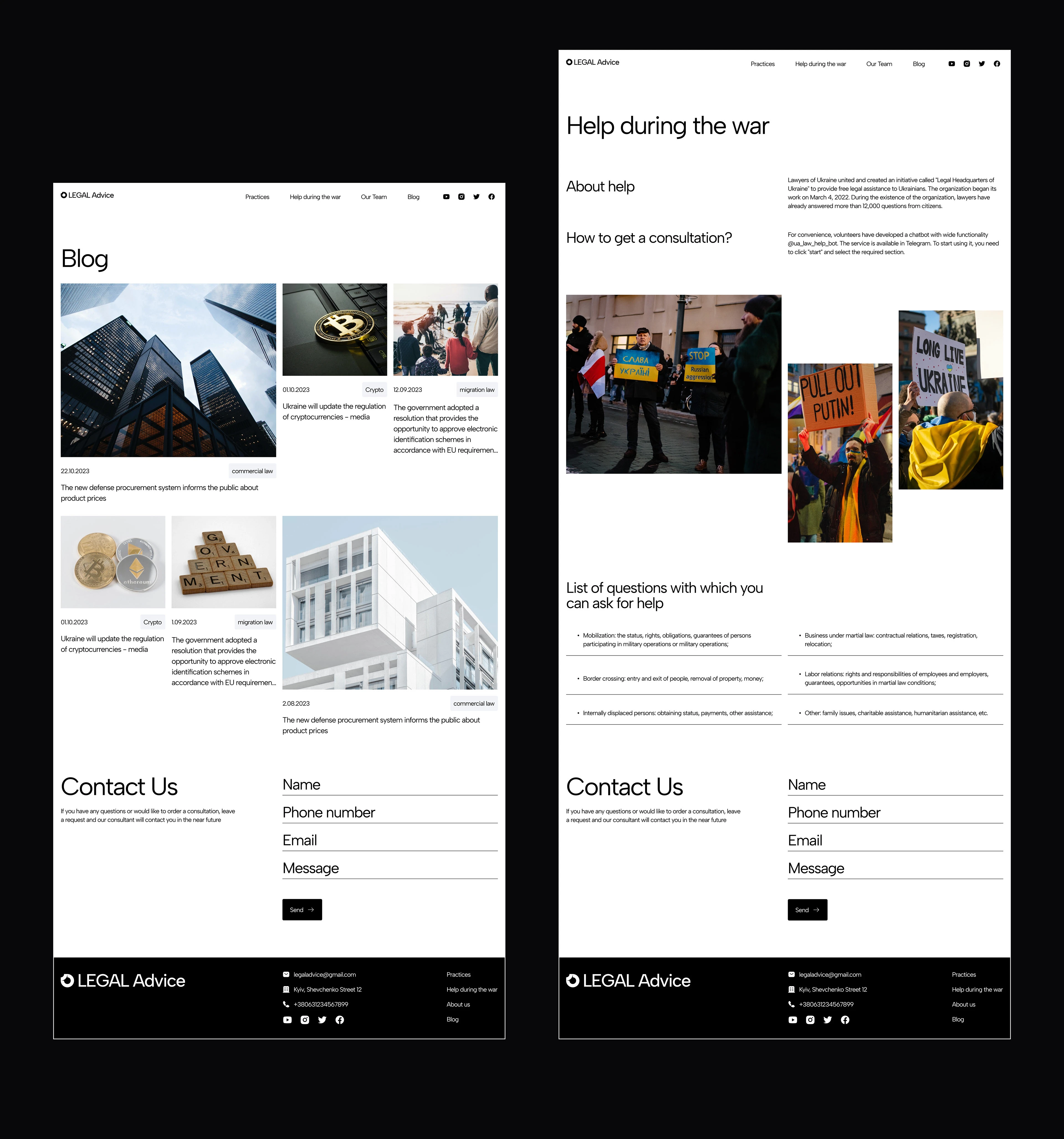legaladvice ux-ui design